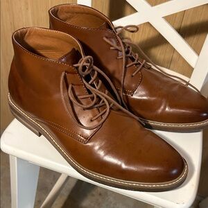 Kenneth Cole Brown Leather Chukka Boots